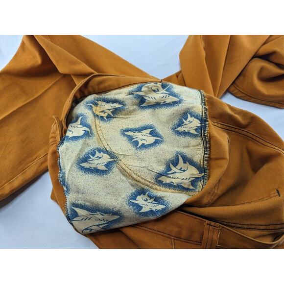 Vintage Baggy Made USA Pants Mens Extra Classic Jeans Copper Brown 44 Wide Leg - Picture 13 of 16